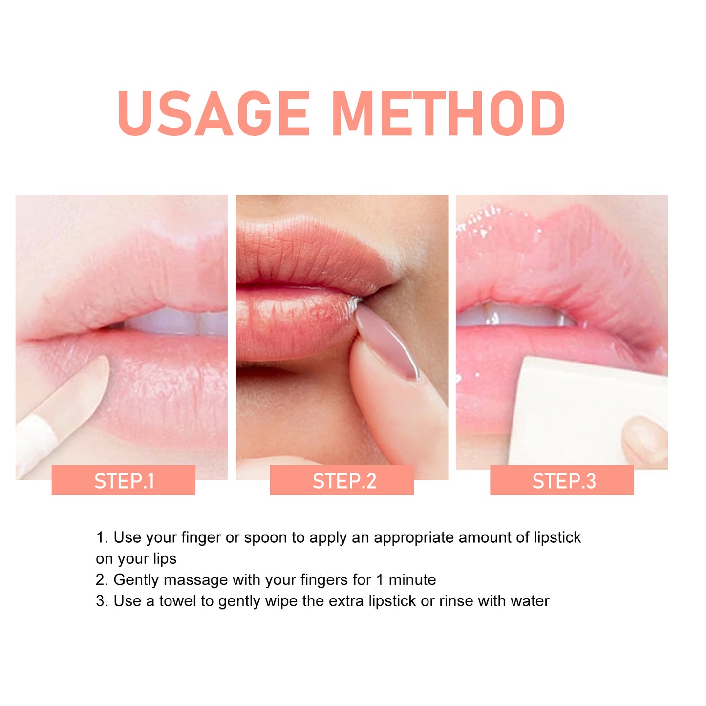 EELHOE Strawberry Lip Scrub, Moisturize Lips, Prevent Dry Crack, Moisturize Dead Skin, and Fade the Corners of Lips