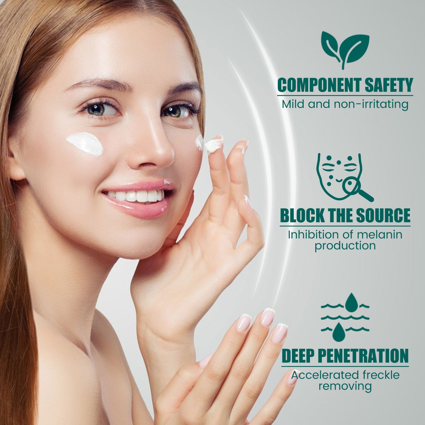 South Moon Brightening Spot Whitening Cream Moisturizing, Brightening, Firming, Fine Lines Fading, Staining and Beauty Cream