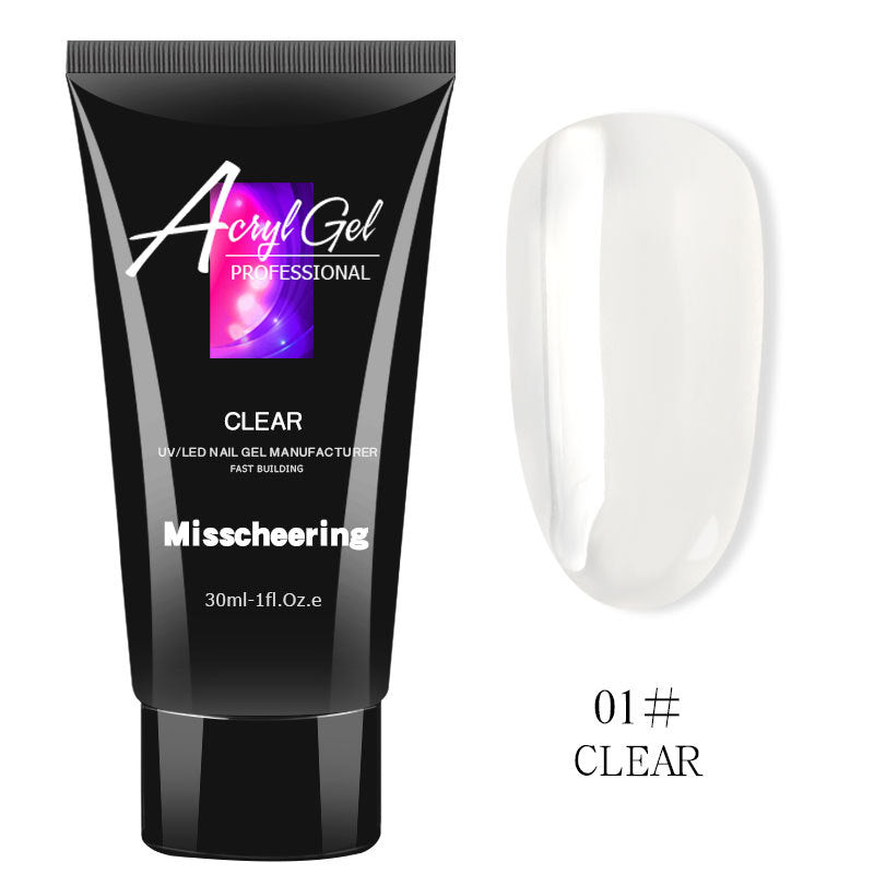 Painless Extension Glue Nail Art without Paper Tray Fast Extension Crystal Model Painless Crystal Glue
