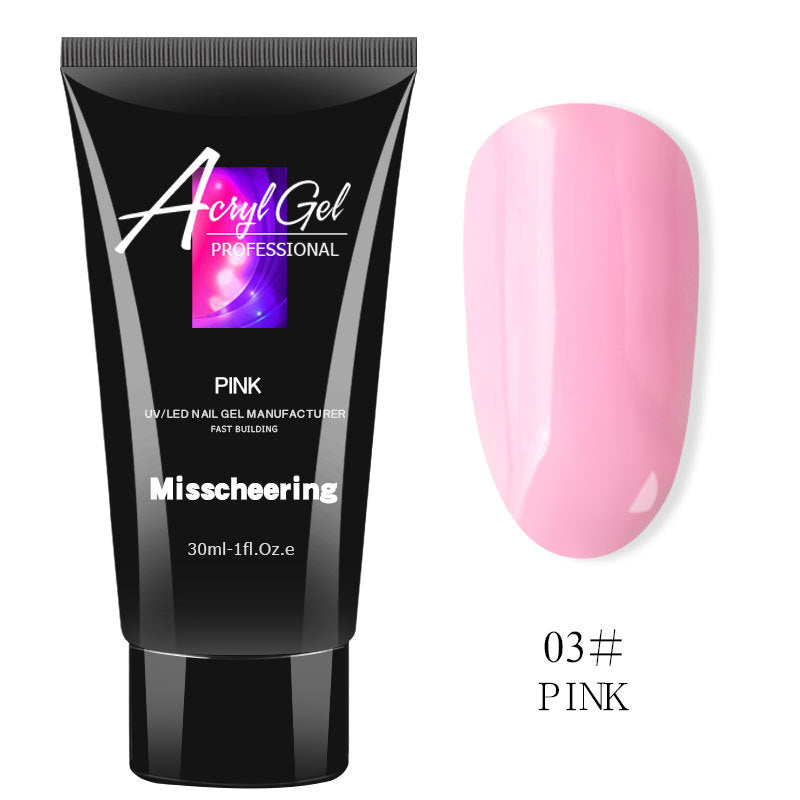 Painless Extension Glue Nail Art without Paper Tray Fast Extension Crystal Model Painless Crystal Glue