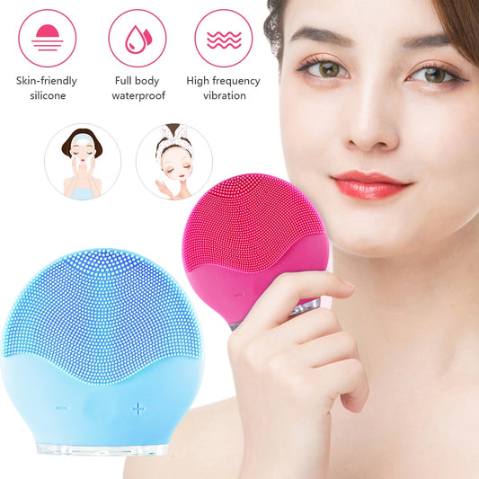 Electric Waterproof Silicone Cleansing Instrument