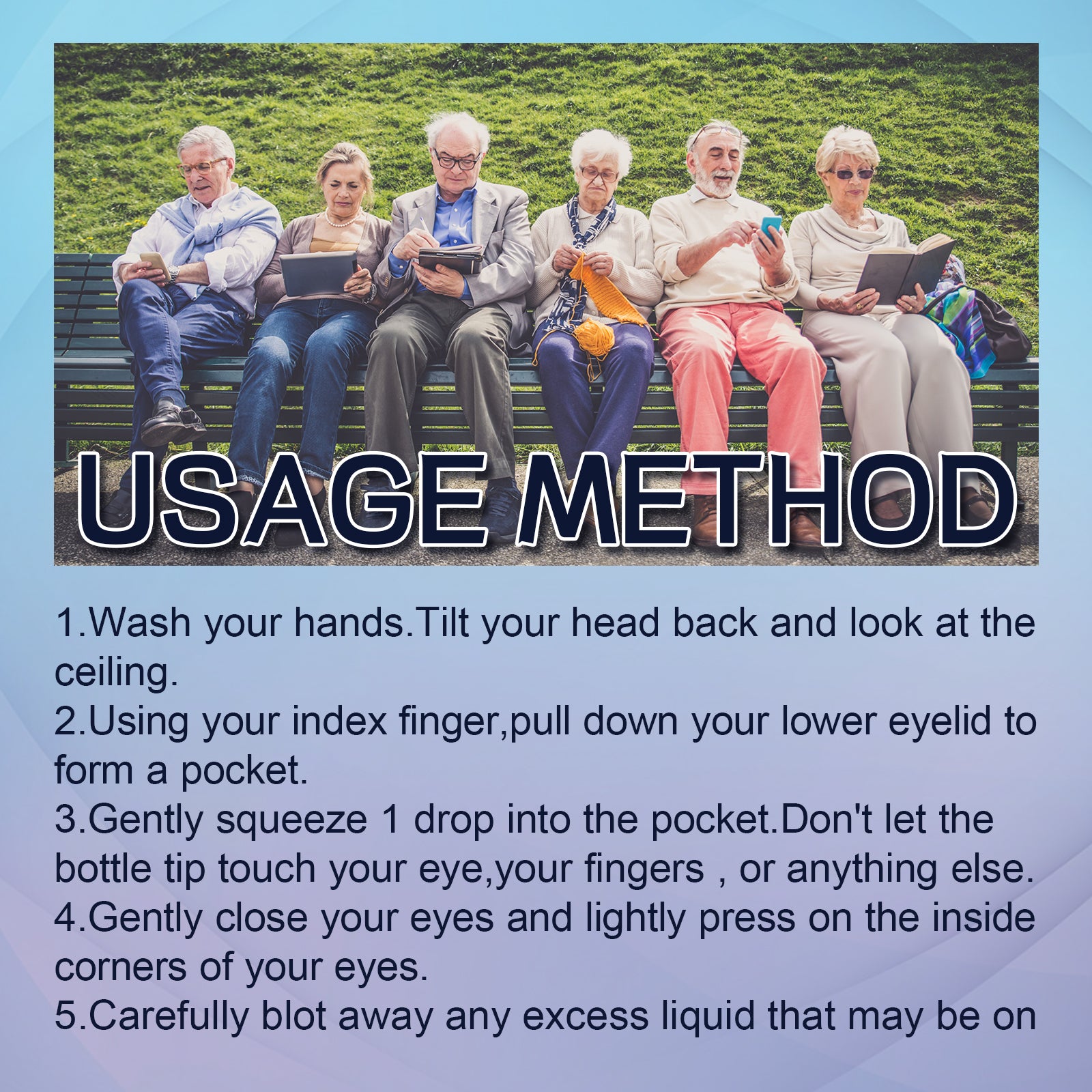 EELHOE Eye Drops Relieve Redness and Blurred Eyes Eye Fatigue Dryness Blurred Vision Moisturizing Eye Care Solution