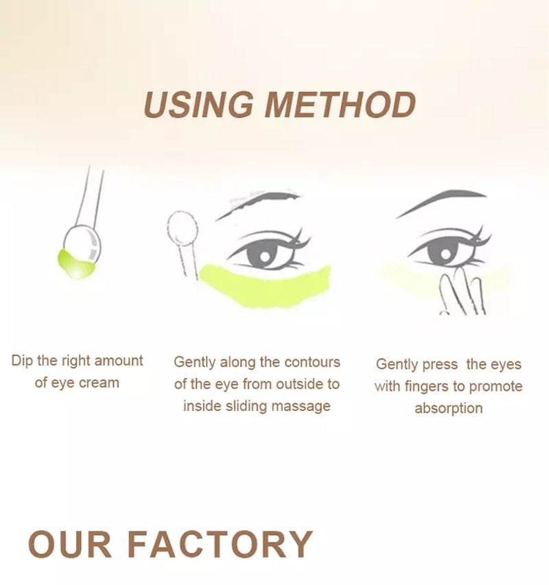 Eye Cream Stick Roller for Face Metal Spatula Puff Applicator Eye Cream Massager Facial Cream Massage Sticks Eye Metal Makeup Spatula Eye Wand 10Cm