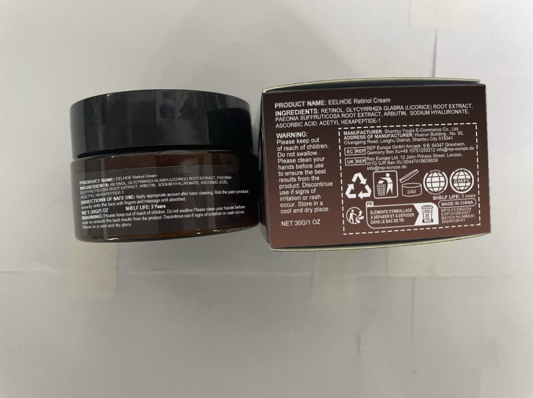 Skin Rejuvenation Star Product - Retinol Cream. a Comprehensive Treatment for the Face and Neck. Excellent Anti-Wrinkle and Firming Effect. Activates the Skin'S Youthful Glow