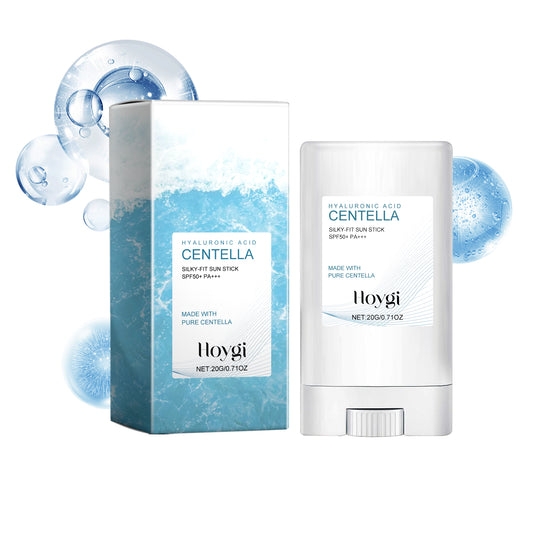 Hoygi Hyaluronic Acid Sunscreen Stick Gentle Moisturizing UV Protection for Sunburned and Reddened Skin