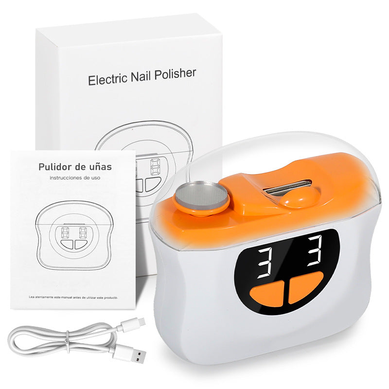 Electric Nail Clippers Nail Piercing Device Cutting and Grinding Integrated LED Lighting Lamp