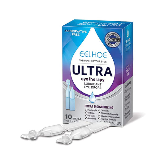 EELHOE Eye Drops Relieve Redness and Blurred Eyes Eye Fatigue Dryness Blurred Vision Moisturizing Eye Care Solution